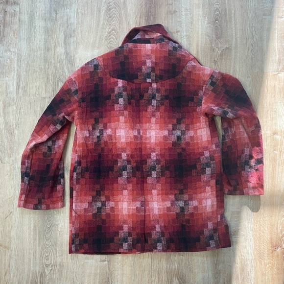 Avec Les Filles Geo Pattern Double Breasted Coat - Picture 7 of 10